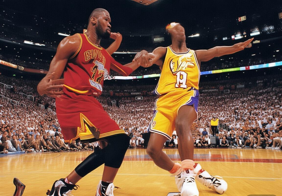 2005年NBA经典对决：勒布朗·詹姆斯与科比·布莱恩特巅峰之战