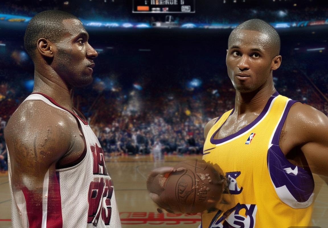 2005年NBA经典对决：勒布朗·詹姆斯与科比·布莱恩特巅峰之战(图3)